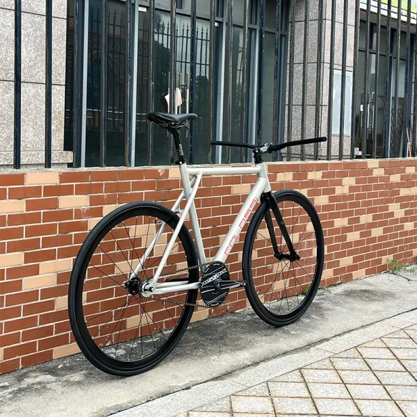56CM Fixie Aluminum Alloy Fixed Gear Bicycle Track Bike Single Speed Bike Minor Flaws In The Front Fork Special Offer - Image 3