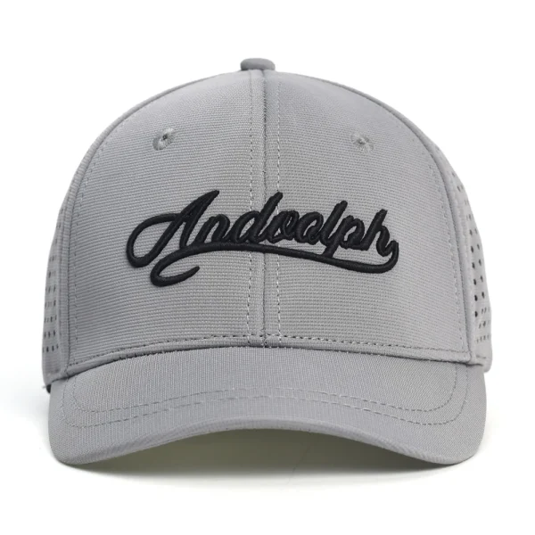 Mesh Short Brim Back Closed Baseball Cap Men Women Breathable Snapback Hats Fitted Dad Hat Adjustable Solid Trucker Style - Image 3