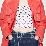 New Fashion Moon Print Sexy Short Crop Top Women's Summer Korean Style Leisure Streetwear Sweet Strapless Slim Fit Blouse - Image 4