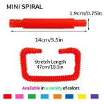 1-4 Pack Pop Tubes Colorful Telescopic Fidget Toys Sensory Toy for Stress Anxiety Relief for Children Adults Learning Toys Gifts - Image 2