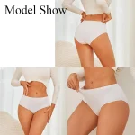 4Pcs/Set Comfort Cotton Panties Women High Waist Briefs Seamless Underwear Breathable Underpants Plus Size Panty S-2XL Intimates - Image 3