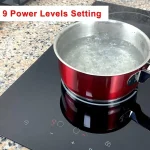 Induction Cooktop 12 Inch, 220V~240V, 2 Burners Electric Cooktop,3500W, 12'' Built-in Double Electric Stove Top Countertop Cooke - Image 2