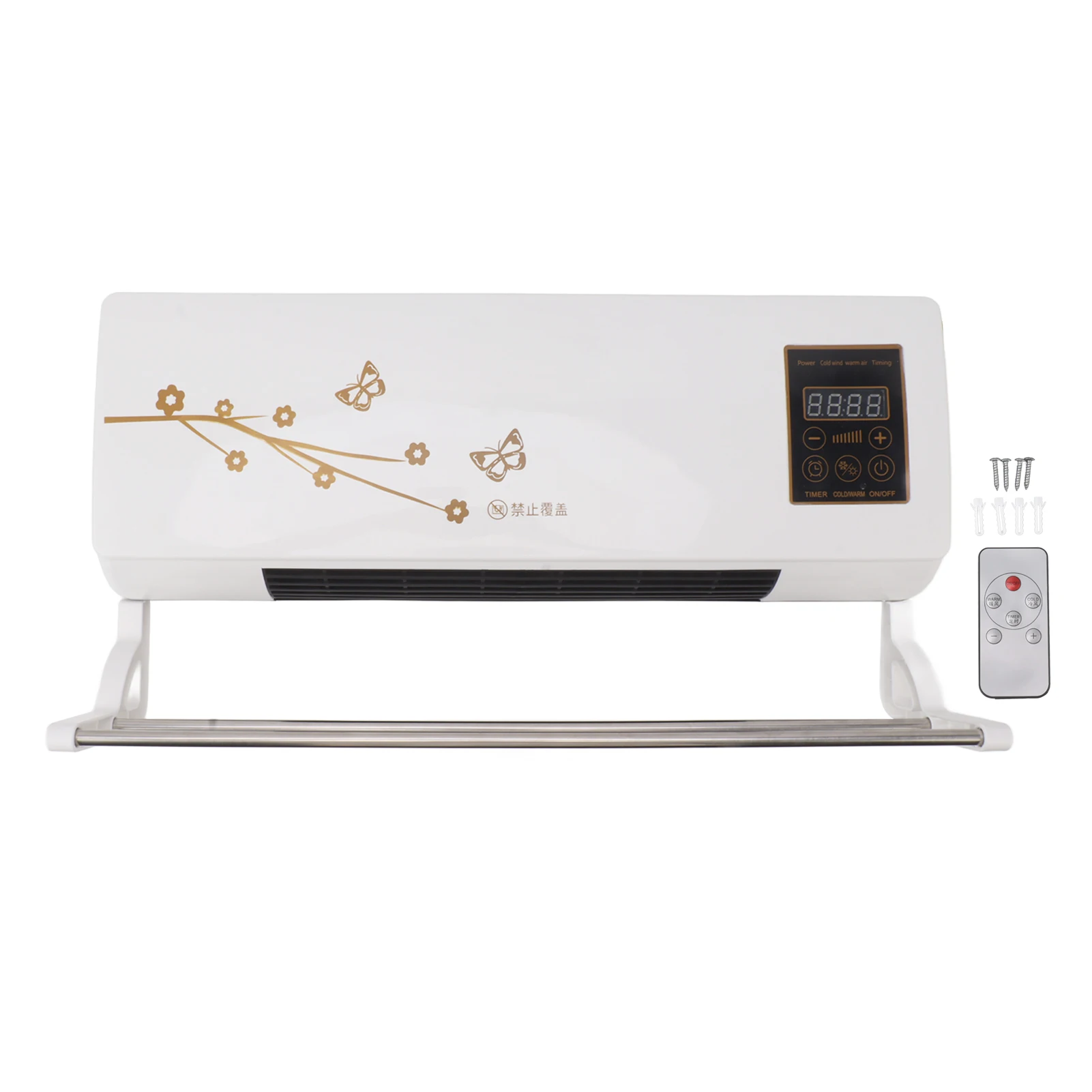 kf-Se4cc414a1121435c8eec6f75f2e6c99fk Room Air Conditioners Air Conditioner Air Conditioner Wall Mount Air Conditioner and Heater for Bedroom Living Room US Plug 110V - Image 1