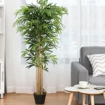 10pcs Artificial Green Bamboo Leaves Fake Green Plants Simulation Green Plants Art Home Hotel Office Decoration Supplies - Image 2