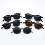 Vintage Round Sunglasses for Men Circular Sun Glasses Female Oval Eyewear Oculos De Sol for Male Female Eyeglasses - Image 2