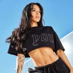 Summer new style Short Sleeve T Shirts Women Cotton T-shirt O Neck High Waist Crop Top Tee Female Casual Loose T Shirt women