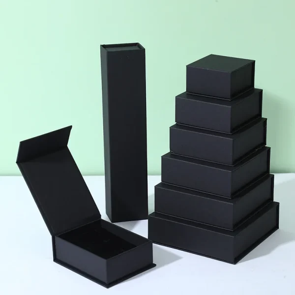12/24pcs Magnet Clamshell Small Gift Boxes For Wedding Birthday Party Jewelry Ring Necklace Packaging Paper Box - Image 5