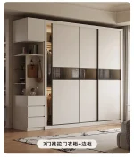 Open System Closet Cupboard Bedroom Clothes Nordic Wardrobe Minimalist Modern Jewelry Fabric Cube Guarda Roupa Home Furniture - Image 3
