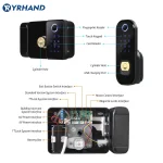 double Fingerprint Door Lock Waterproof Outdoor Gate Bluetooth TT Lock Wifi Passcode IC Card Keyless Enter Electronic Lock - Image 5