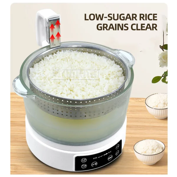 Intelligent Olla Arrocera Eléctrica Doméstica Electric Rice Cooker Multi-functional Sugar Controlled Multi Cooker - Image 3