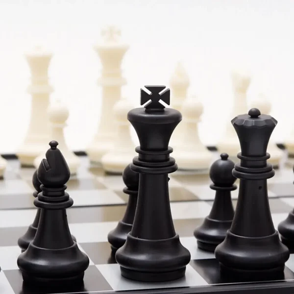 Folding Magnetic Chess 19.5*19.5cm Portable Chess Board International Chess Game Gift for Adult Kids Beginner - Image 5