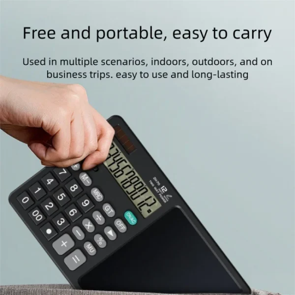 New Desktop Calculator Financial Accounting School Office Writing Draft Memo Handwriting Board - Image 3