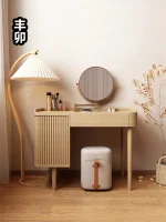 Vintage Wood Dressing Table Cosmetics Beauty Girl Women Dressing Table Makeup Chair Bedroom Mesa De Maquillaje Home Furniture - Image 4