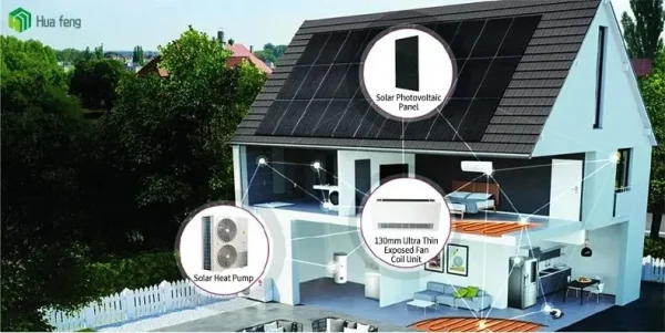 Air ConditionerHybrid Solar Mini-Split Air Conditioner Heat Pump AC/DC Solar Cell Air Conditioner,9000BTU-12000BTU,Plug-n-Cool, - Image 3