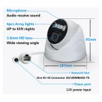 4K 8MP POE IP Camera Audio H.265 POE/NOT POE Onvif Wide Angle 2.8mm AI Color Night Vision Home CCTV Video Surveillance Security - Image 5