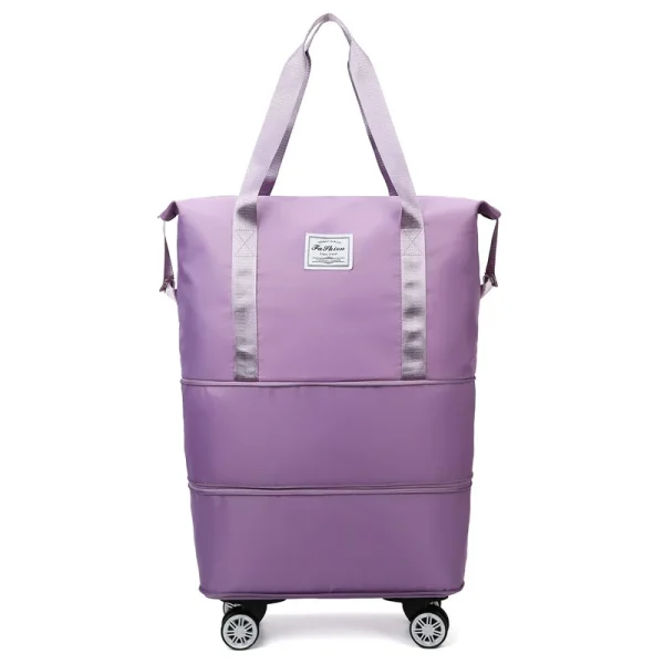 Oxford cloth large capacity travel bag Dry wet separation storage business travel luggage bag Detachable universal wheel - Image 2