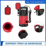 1HP Sump Pump Submersible Electric Water Pump with 3700GPH Automatic Float Switch for Pool Draining Hot Tub Flood Drain and Irri - Image 2