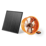 14 Inch Gable Mount Fan 1300 CFM Attic Exhaust Fan with Adjustable Thermostat