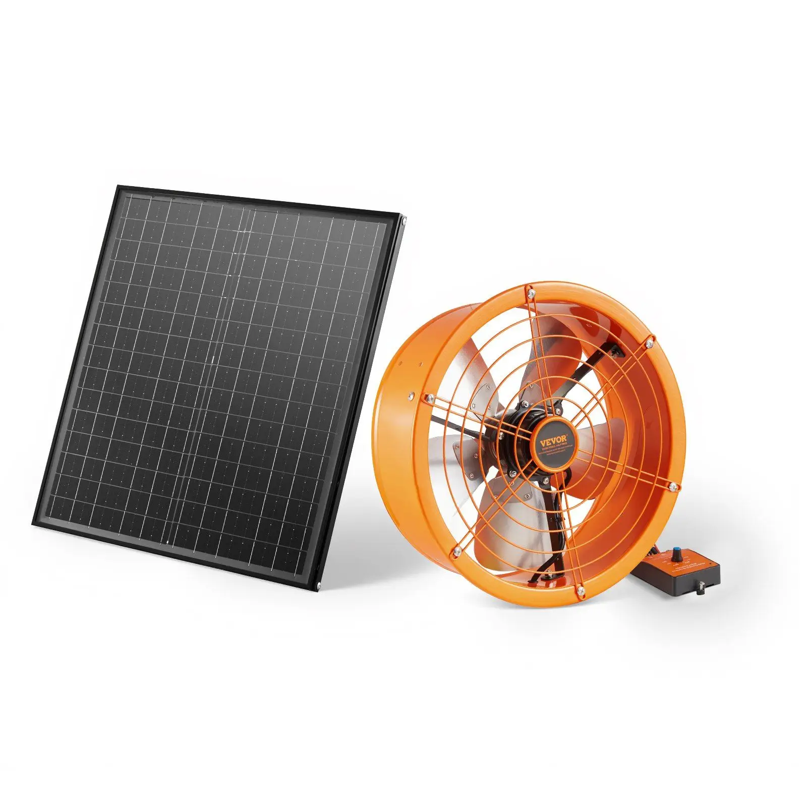 kf-Sfa8cdceb702446daa51d8c4d74f96d70K 14 Inch Gable Mount Fan 1300 CFM Attic Exhaust Fan with Adjustable Thermostat - Image 1