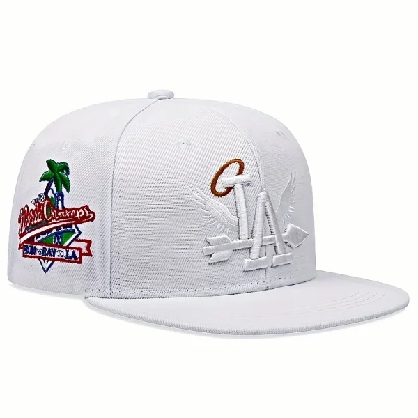 1/2/3/4PCS Fashion Unisex LA Embroidery Baseball Caps Los Angeles Snapback Hat Angel Wings Hip Hop Caps Outdoor Adjustable Hats - Image 3