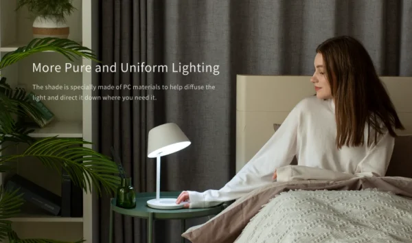 Yeelight Staria Bedside Lamp Pro Touch Dimming Support wireless phone charging Voice Control For Apple Homekit (ERP compliant) - Image 3