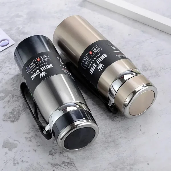 1L Thermal Water Bottle Keep Cold and Hot Water Bottle Thermos for Water Tea Coffee Vacuum Flasks Stainless Steel Thermos Bottle - Image 3