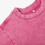 100% Cotton Washed T-Shirts For Women Loose O-Neck Crop Tops Y2k Street Female Clothes Summer Casual Vintage Short Sleeve Tees - Image 3