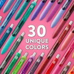 "22-Color Student Fluorescent Note Gel Pen Set, 0.7mm Smooth Office Supplies"