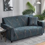 China print Sofa cover 2+2+1 seater stitch Design Spandex fabrics/exlusive Tex