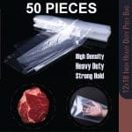 50 Pcs LD 12 x 18 Inch Meat/ Fish/ Frozen/ Fruits Carry Bag High Density Heavy Duty Poly Bag