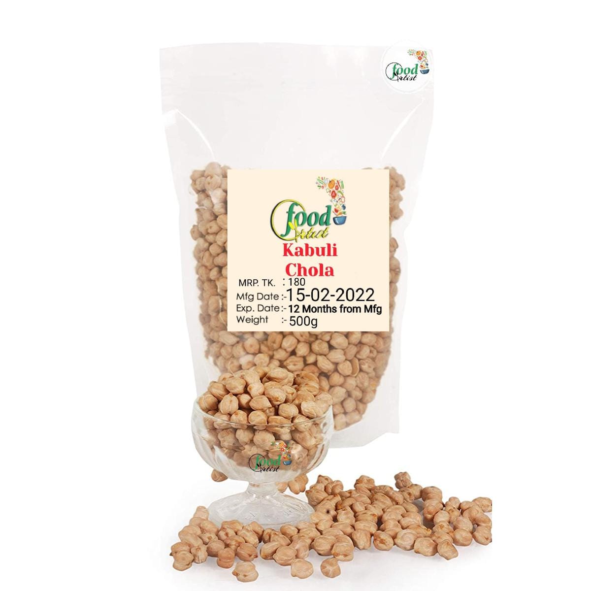 0effa45ee1ad27699f9e0e3b057e1ce9 Organic Unpolished Kabuli Chola/Chana-500G - Image 1