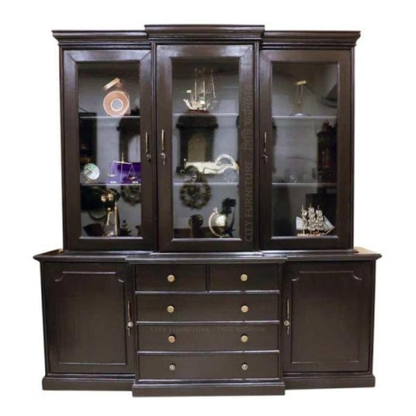 C-0619 (Standard High Quality Wall Showcase / Cabinet) ROYALS Furniture - Image 2