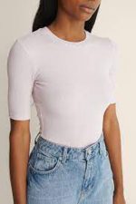 Rib Fabric girls Top for Girls - Image 2