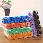 5 Rolls 1 pack 100Pcs Household Disposable Trash Pouch Kitchen Storage Colorful Garbage Bags Cleaning Smart Trash Can Kitchen Toilet Garbage Waste Bag Plastic Bag Sorting Bags - Image 2