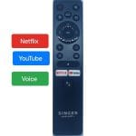 Singer Vista Android Led Tv Remote with Voice. - Image 2