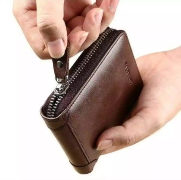 Round Zipper Stylish High quality Artificial Leather wallet For Men - Wallet - Wallet For Men - Money Bag For Men - &agrave;&brvbar;&reg;&agrave;&brvbar;&frac34;&agrave;&brvbar;&uml;&agrave;&brvbar;&iquest; &agrave;&brvbar;&not;&agrave;&sect;&agrave;&brvbar;&macr;&agrave;&brvbar;&frac34;&agrave;&brvbar;&mdash; - Wallet For Men - মানি ব্যাগ - Image 3