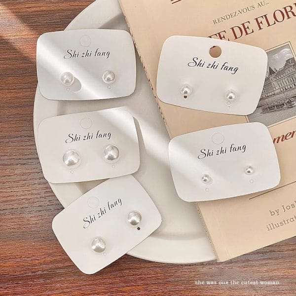 Exclusive Round Circle Women Hoop Earrings Exaggerated Hoop Ear- 1Pair - Image 2