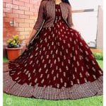 New designed Gown 1piece long kurti different koti, Gown long kurti For Stylish Women / Girls - Dress For Girls - Image 4