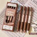 Coffee Touch Gel Pen 1 Piece – Smooth Writing Elegance (0.5mm, Refillable)