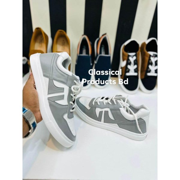 Hot Collection Comfortable Sports Sneakers Stylish Lace up Trendy Shoes - Image 2