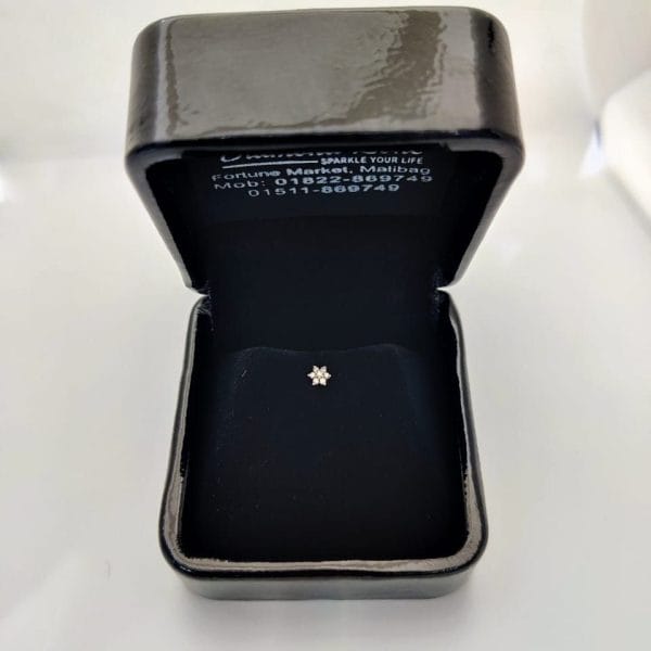 7 Stone Diamond Nose Pin - Image 2