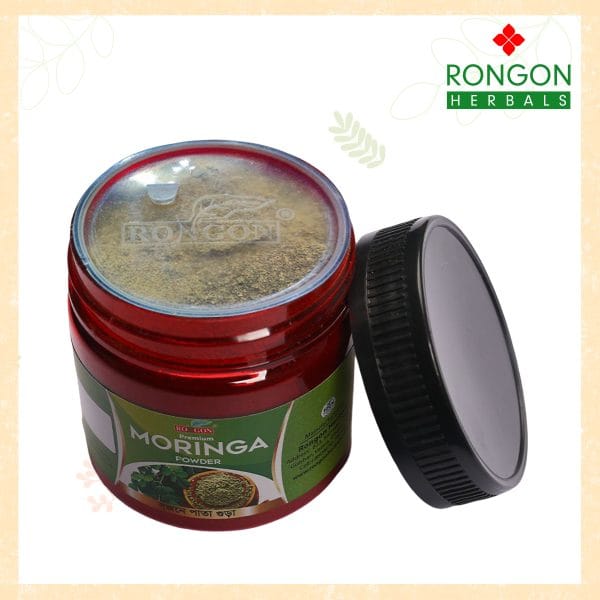 Rongon Herbals Moringa Leaf Powder 60gm- Shojne Pata Gura - Image 2