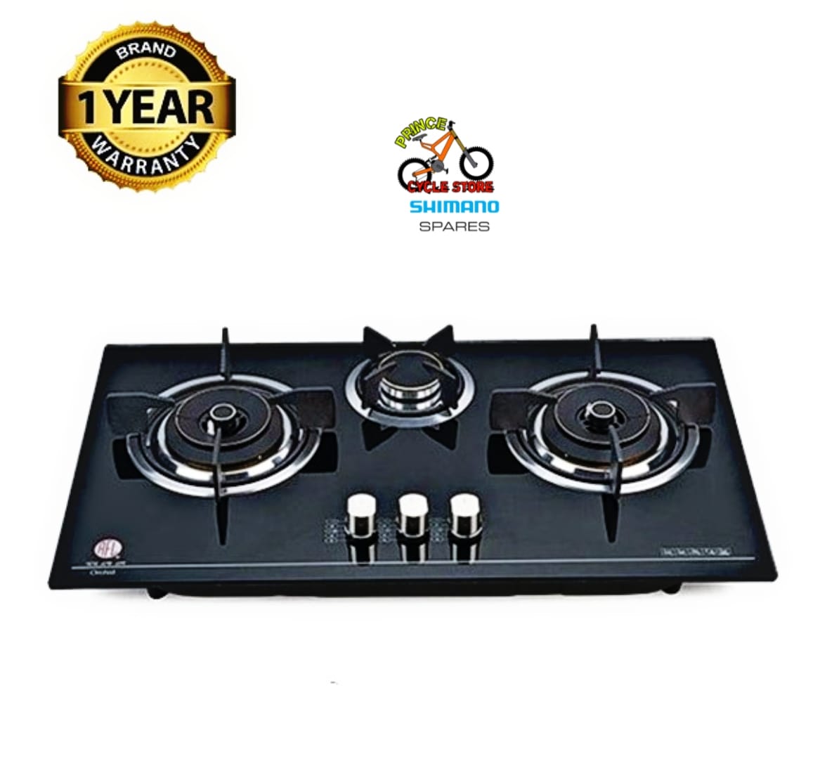 RFL ORCHID 3 Burnur Gas Stove LPG Prince Cycle Store - Sale Bangladesh