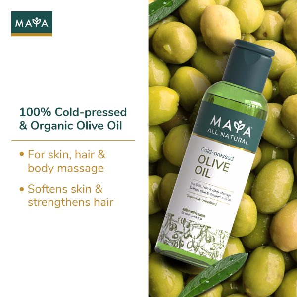 MAYA All Natural Cold-pressed Olive Oil -120 ml - Image 3