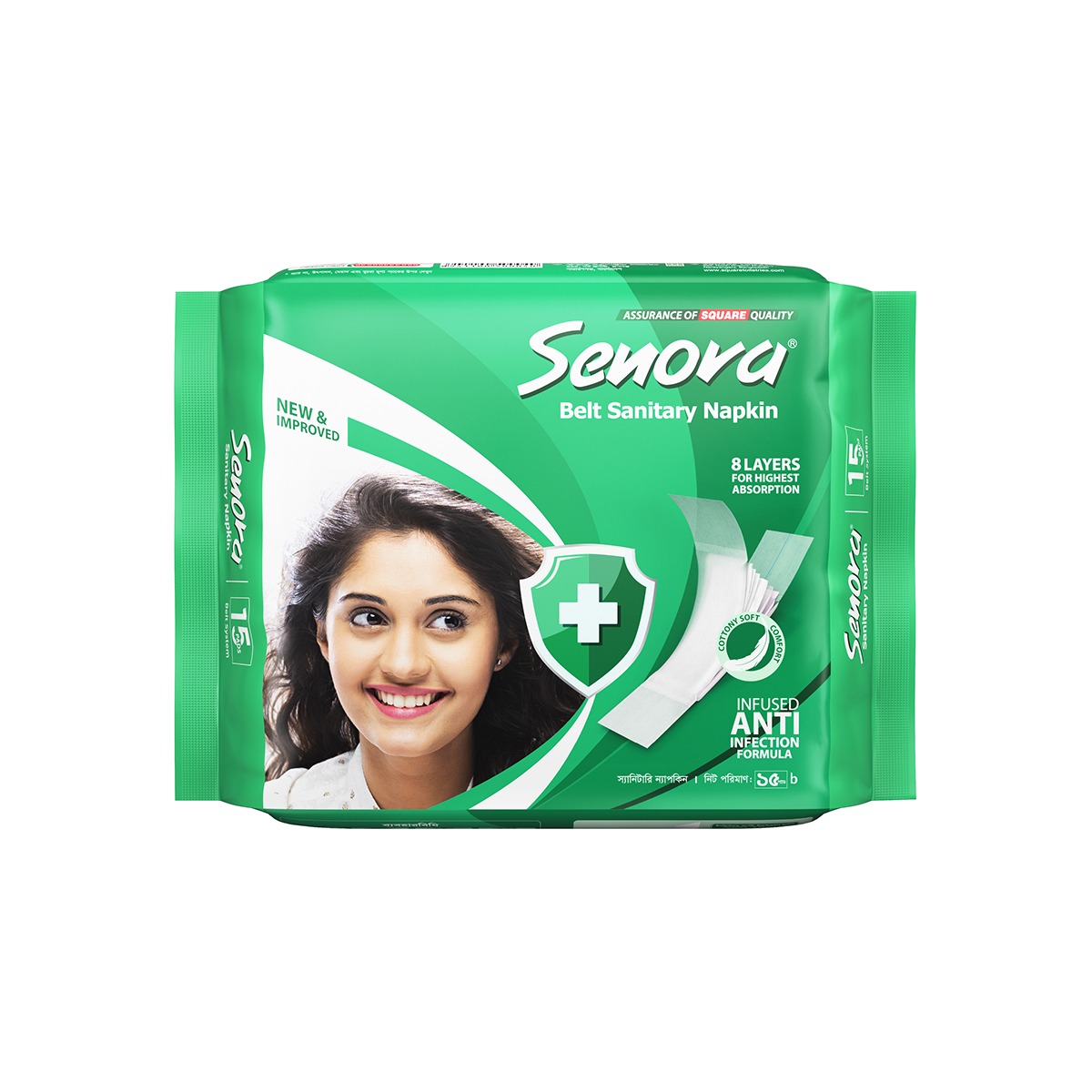 928f60b49f203dba0a72474d13682ba4 Senora Belt Sanitary Napkin - 15 Pads - Image 1