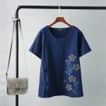 New Fashion Short Sleeve Top For Girls -Printed Jersey Tshirt - Image 3