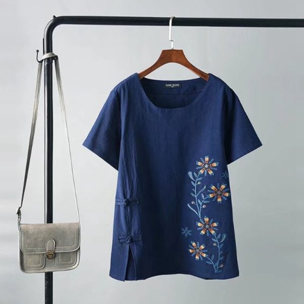New Fashion Short Sleeve Top For Girls -Printed Jersey Tshirt - Image 3
