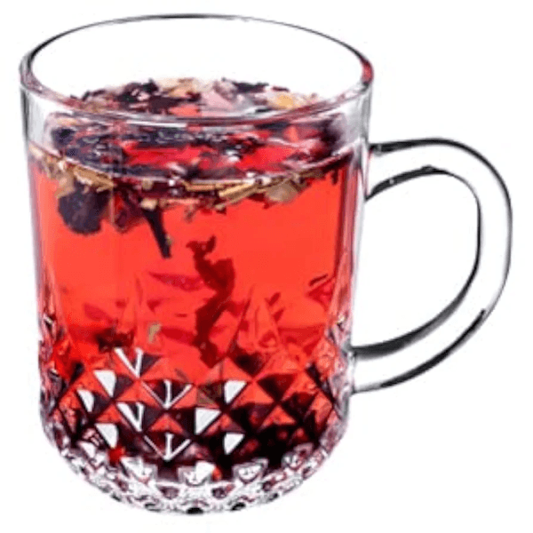 Crystal Clear transparent Beautiful unique design Premium Cup Set 6 Piece / Model N149M Use this transparent tea coffee cup for your tea time. - Image 2