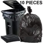 BLACK (55" X35") 10PCS Trash Bag / Poly Bag / Garbage Bag / Moyla Felar Bag / Polibag