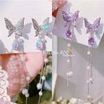 Butterfly Fashion Korean Shining Earrings for Women - Image 3